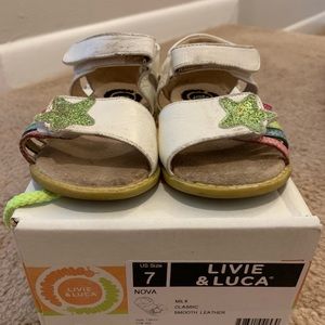 Livie and Luca white sandals